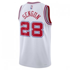 Canotte Uomo Houston Rockets Alperen Sengun Nike 2025-26 City Edition Bianco Swingman